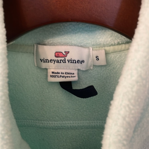 Vineyard Vines Westerly Fleece Vest Crystal Blue - Picture 8 of 12